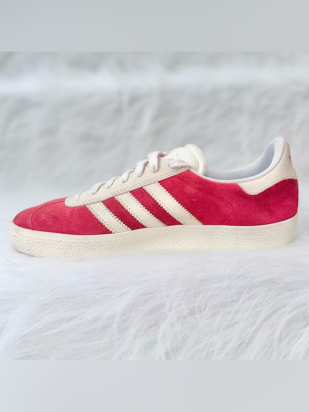 Adidas Gazelle ADV Skate Shoes "Better Scarlet" Red Men's Size 8 / Women's 9 New - Picture 4 of 10